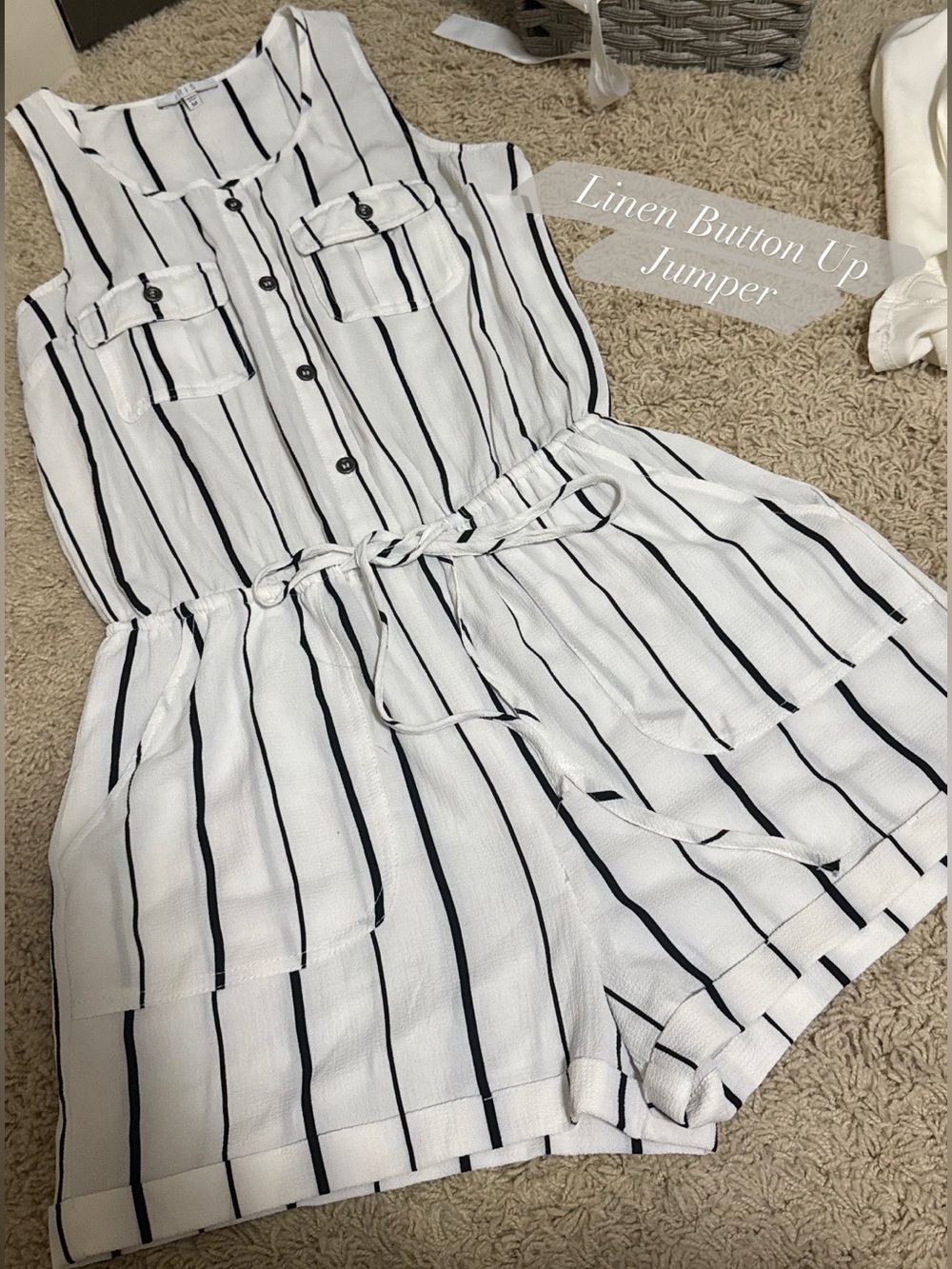 Button-Up Romper